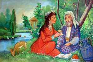 شاخه نبات حافظ در سایه خورشید دیده نشد...