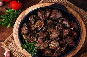 مضرات جگر, در هفته چقدر جگر بخوریم