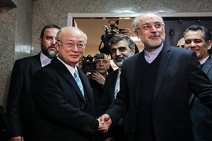 آمانو به ایران آمد و با صالحی دیدار کرد