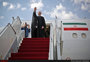 روحانی وارد شاهرود شد