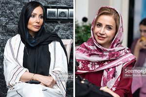 شبنم قلیخانی، پرستو صالحی و نیوشا ضیغمی در یک مراسم