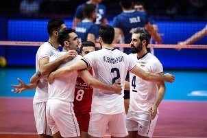 برد قاطع والیبال ایران مقابل کانادا