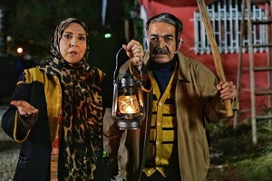 عکس های مرجانه گلچین، حمید لولایی و شهاب عباسی در سریال طنز جدید