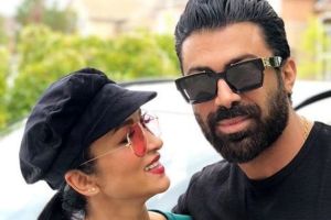 تیپ زیبای روناک یونسی و همسرش در یک مهمانی! عکس