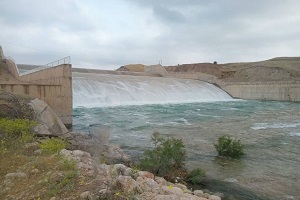 بارش‌ ها یک سد دیگر در ایران را سرریز کرد