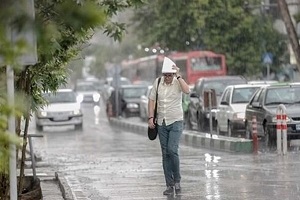 رگبار پراکنده باران در کشور