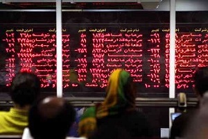 بورس قرمزپوش شد 