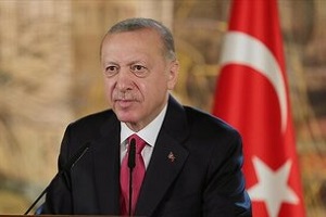دفاع تمام قد اردوغان از غزه در یک سخنرانی 