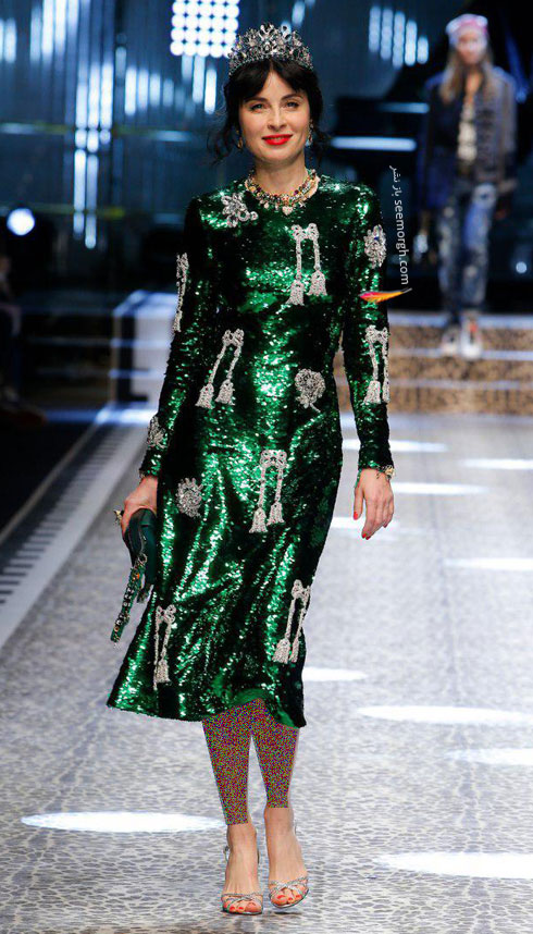 پیراهن زنانه دولچه و گابانا Dolce&Gabbana برای پاییز 2017 - عکس شماره 2 پیراهن زنانه دولچه و گابانا Dolce&Gabbana برای پاییز 2017 - عکس شماره 2