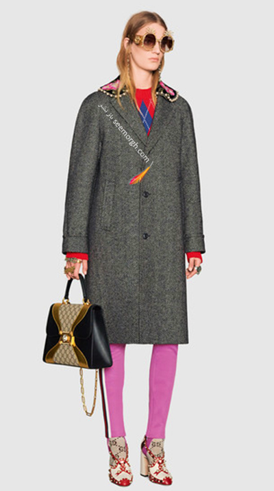 پالتو زنانه گوچی Gucci برای پاییز 2017 - مدل شماره 7 پالتو زنانه گوچی Gucci برای پاییز 2017 - مدل شماره 7