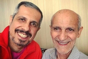 شفاف سازی جواد رضویان درباره عکس پدرش! + عکس واقعی از پدرش