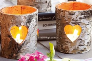 با شمع های قلبی یک دکوراسیون عاشقانه و زیبا بچینید!!