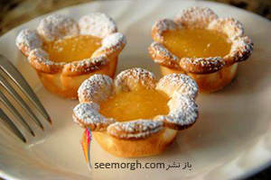شیرینی گل رزی با مغز لیمو، یک شیرینی شیک و ساده!!