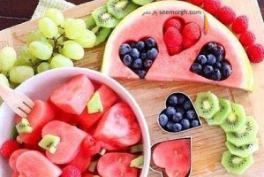 شب یلدا : مدل های تزیین هندوانه شب یلدا
