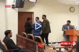 غش کردن شریک جرم بابک زنجانی در دادگاه+ فیلم