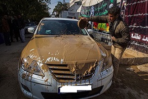 گل‌ مالی کردن خودرو در ایام محرم ممنوع است