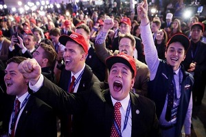 طرفداران ترامپ به پیشواز جشن پیروزی رفتند