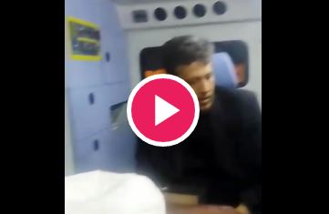 فیلم یادگاری مهدی هاشمی و همراهان با تابوت مرحوم هاشمی
