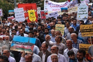 غرفه عجیبی که در راهپیمایی روز قدس سر و صدای زیادی کرد
