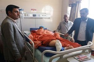2 دانش آموز قطع عضو حادثه داراب، خبرنگار شدند