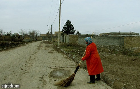 تنها رفتگر خانم ایران