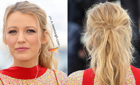 عکس مدل مو بلیک لایولی Blake Lively در جشنواره کن 2016