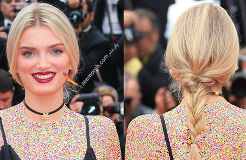مدل مو لی لی دونالدسون Lily Donaldson در جشنواره کن 2016