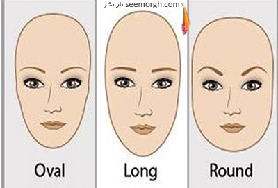 مدل ابروی مناسب برای صورت بیضی، کشیده و گرد