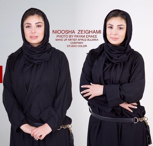 نیوشا ضیغمی بدون آرایش
