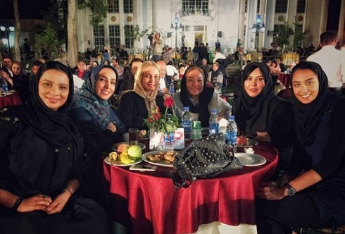 سلفی بازیگران زن با کیمیا علیزاده