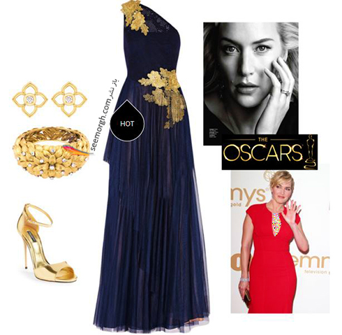 ست کردن لباس شب به سبک کیت وینسلت Kate Winslet - عکس شماره 6