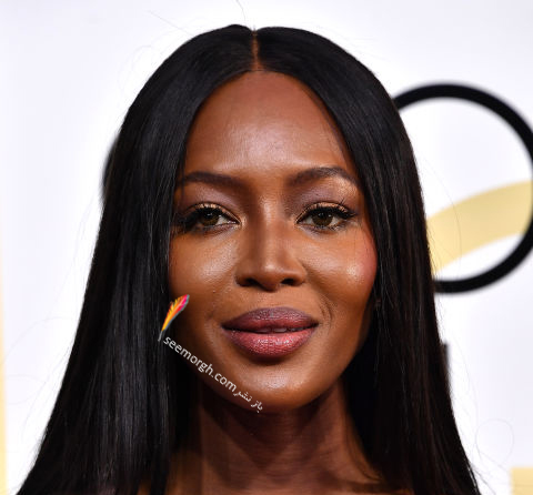 آرایش صورت نائومی کمپبل Naomi Campbell در گلدن گلوب Golden Globe 2017 آرایش صورت نائومی کمپبل Naomi Campbell در گلدن گلوب Golden Globe 2017