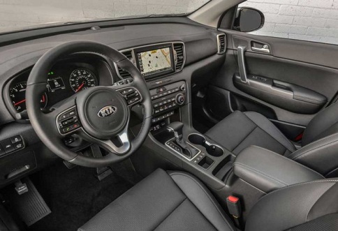 نمای داخلی خودرو اسپورتیج مدل 2017 نمای داخلی خودرو اسپورتیج مدل 2017