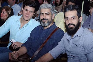 سعید معروف در کنار مهدی پاکدل و همسرش + عکس