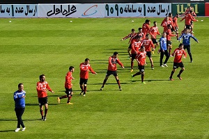 تمرین ملی‌پوشان در آزادی