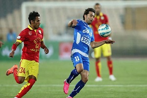سگ ولگرد تماشاگر دیدار استقلال و نفت تهران! + تصاویر