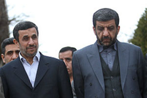 وداع ضرغامی با احمدی‌نژاد!