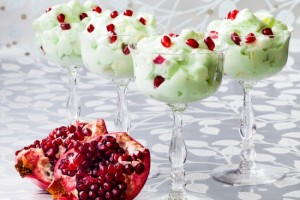 پودینگ انار و پسته برای شب یلدا