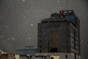 تصاویری از بارش اولین برف زمستانی در تهران