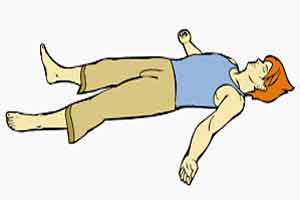 حرکات یوگا - حرکت جسد ( Corpse Pose )