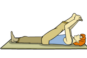 حرکات یوگا - حرکت کشیدن پا بطرف خود ( Leg Pulls )