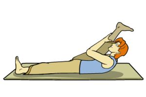 حرکات یوگا - حرکت بلند کردن یک پا ( Single Leg Raises )