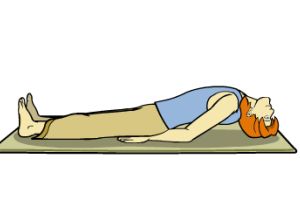 حرکات یوگا - حرکت ماهی ( Fish Pose )
